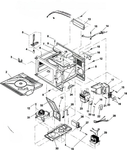 Whirlpool Microwave Bracket-T 53001643