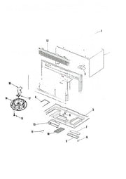 Whirlpool Microwave Case, Outer (blk) 53001695