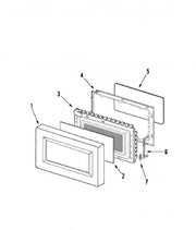 Whirlpool Microwave Panel, Door (wht) 53001851