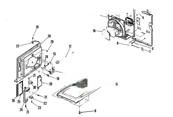 Whirlpool Microwave Guide-Air 53001446