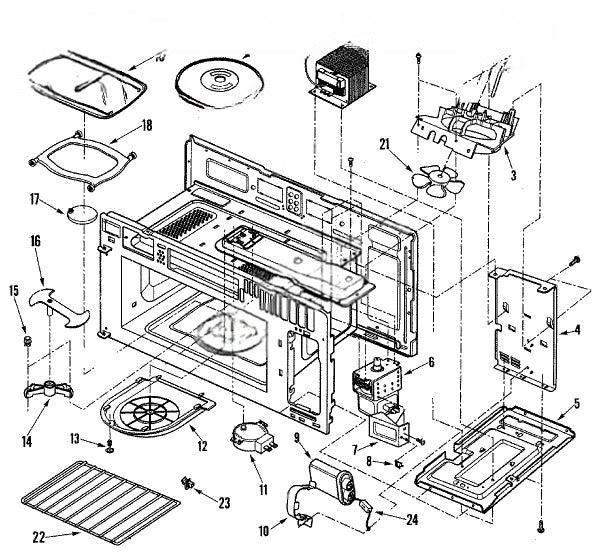 Whirlpool Microwave Guide-Air 53001533