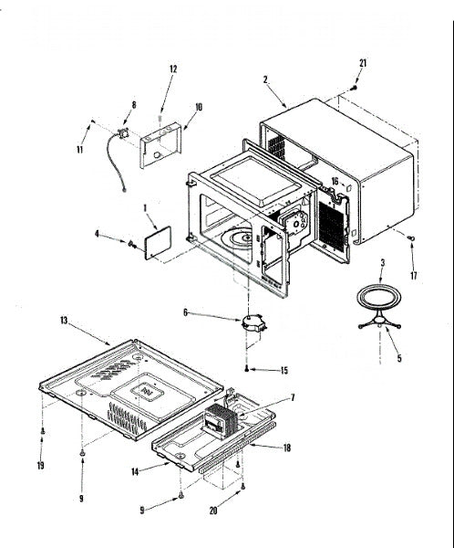 Whirlpool Microwave Bracket, Sensor 53001765