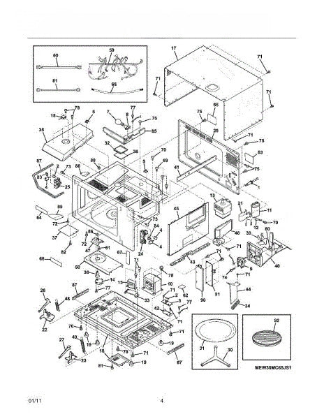 Frigidaire Microwave Angle 5304461178