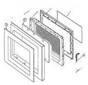 Whirlpool Microwave Frame, Door (outer-B 58001179