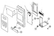 Whirlpool Microwave Button, Door (wht) 58001016