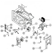Whirlpool Microwave Harness 58001076