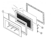 Whirlpool Microwave Frame, Door Assy (bl 58001321