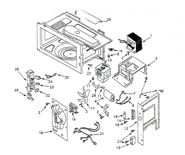 Whirlpool Microwave Thermostat (122 C) 58001324
