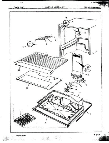 Whirlpool Refrigerator Trivet Rack 58386-5