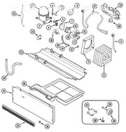 Whirlpool Refrigerator Wire Harness, Compressor 61005258