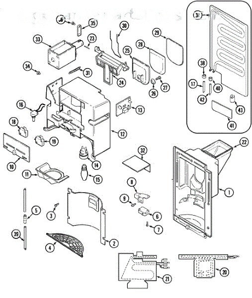 Whirlpool Refrigerator Bracket, Fountain (wht) 61001040