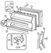 Whirlpool Refrigerator Handle Freezer 61001119