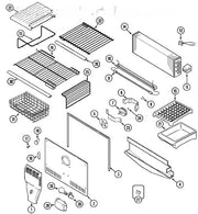Whirlpool Refrigerator Wire Harness, Frz. 61003004