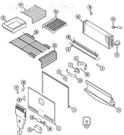 Whirlpool Refrigerator Wire Harness, Frz. 61003630