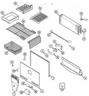 Whirlpool Refrigerator Wire Harness, Frz. 61005102