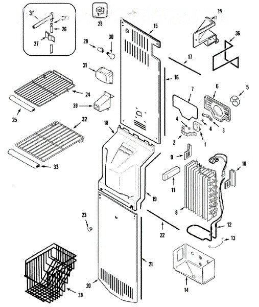 Whirlpool Refrigerator Screw 61005618