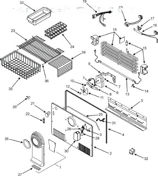 Whirlpool Refrigerator Shelf, Trivet 63001696