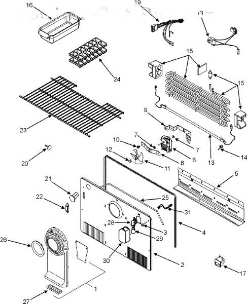 Whirlpool Refrigerator Receptacle, Bulb 63001853