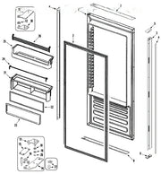 Whirlpool Refrigerator Trim, Perimeter (btm 67001843