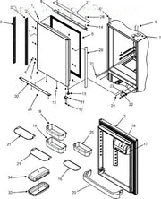 Whirlpool Refrigerator Gripper (large) 67007055