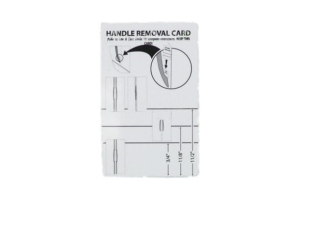 Whirlpool Refrigerator Card, Handle Release 67007028