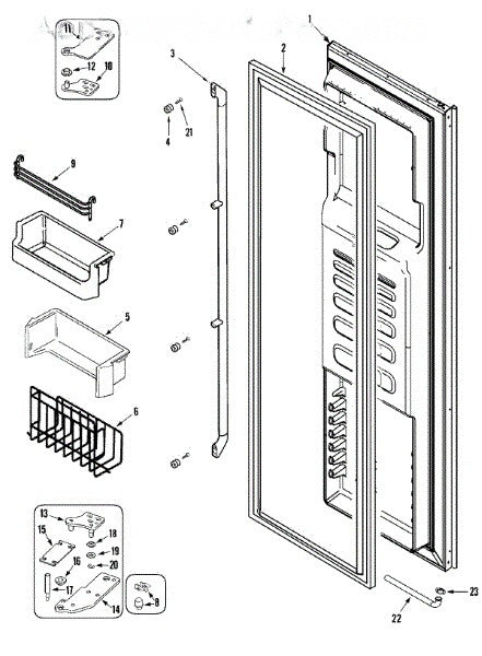 Whirlpool Refrigerator Wire, Pick Off Shelf 67006191