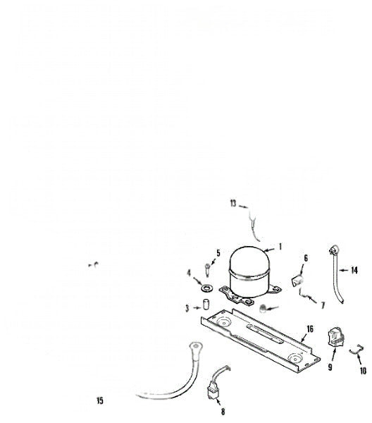 Whirlpool Freezer Evap. & Heat Exchanger Assembly 68001136