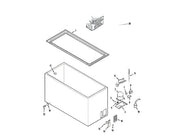 Whirlpool Freezer Rail, Lower Basket 68001711