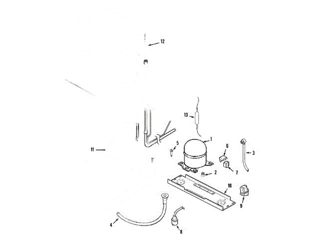 Whirlpool Freezer Main Wire Harness 68001738