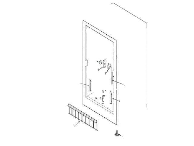 Whirlpool Freezer Gate (wht) 68001537