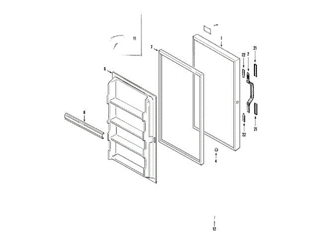 Whirlpool Freezer Lock Kit 68001568