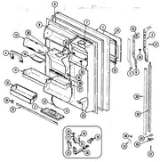 Whirlpool Refrigerator Wire Harness, Door 69865-7