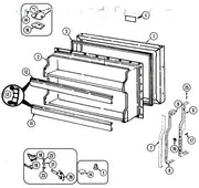 Whirlpool Refrigerator Handle Freezer Dr(wht) 70050-2