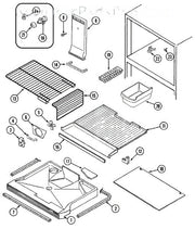 Whirlpool Refrigerator Leg-Shelf 70323-2