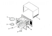 Whirlpool Microwave Panel-Outer Mgb 22 DE64-00350K