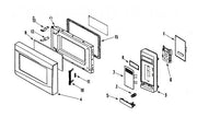 Whirlpool Microwave Hinge-Upper DE61-00145A