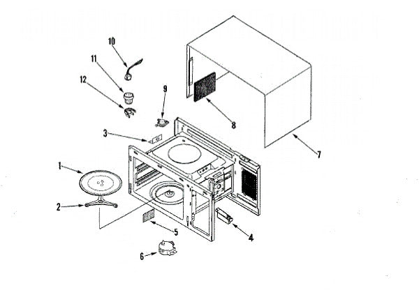 Whirlpool Microwave Guide-Rol DE97-00059D