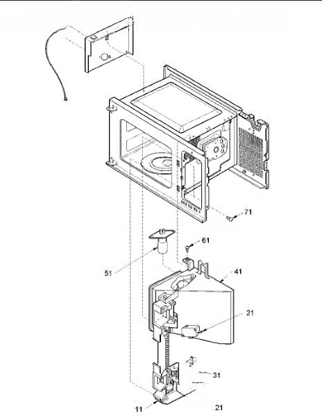 Whirlpool Microwave Switch, Micro R0131069