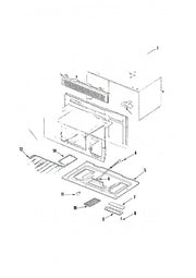Whirlpool Microwave Outcase,u-Bending(wh R0131485