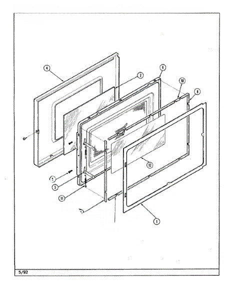 Whirlpool Microwave Seal-Top Y02120161