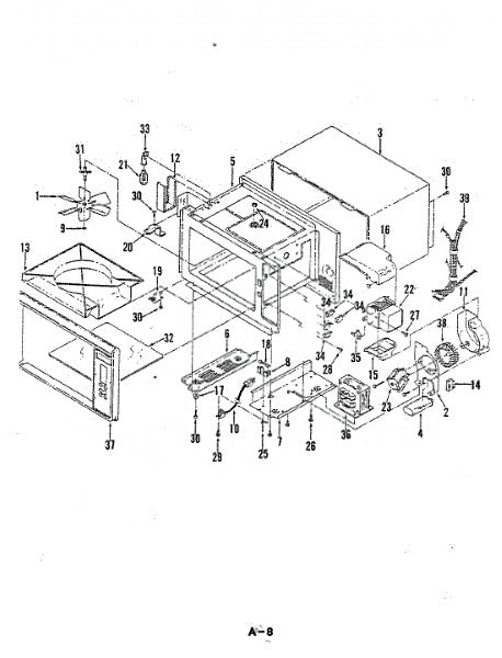 Whirlpool Microwave Cover Y02300032