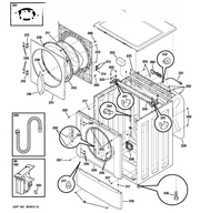 GE Harness Motor Control WH19X10053