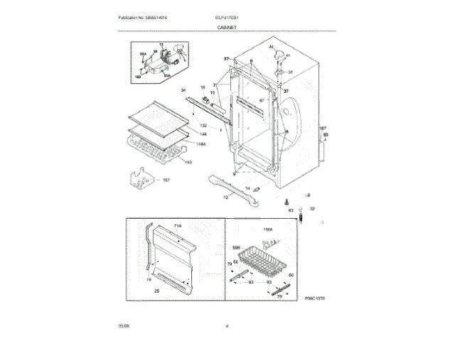 Frigidaire Freezer Shelf-Assy 297178105