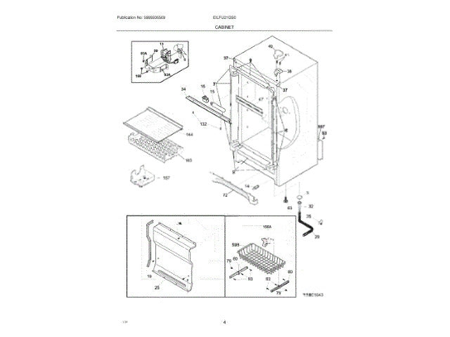 Frigidaire Freezer Shelf 297071901