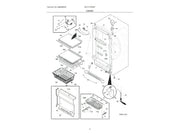 Frigidaire Freezer Cover-Hinge 297154700