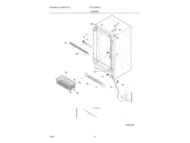 Frigidaire Freezer Breaker Kit W/corne 297201100