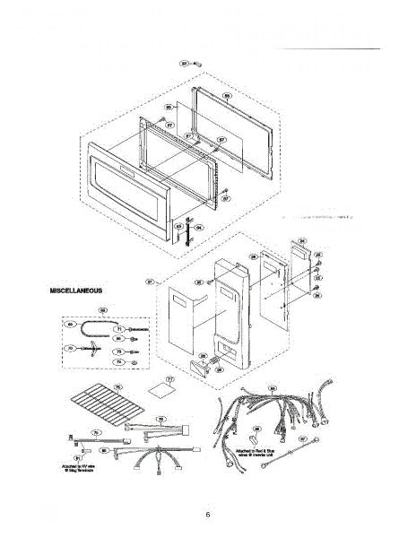 Frigidaire Microwave Wiring Harness 5304463140