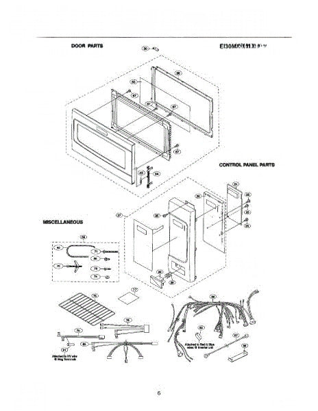 Frigidaire Microwave Spacer 5304463813