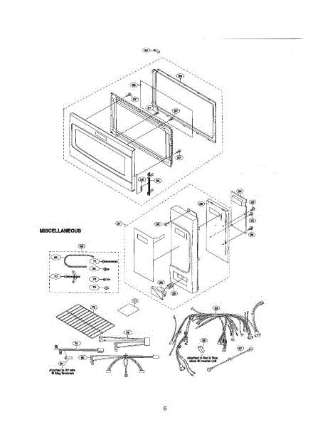 Frigidaire Microwave Wiring Harness 5304463142