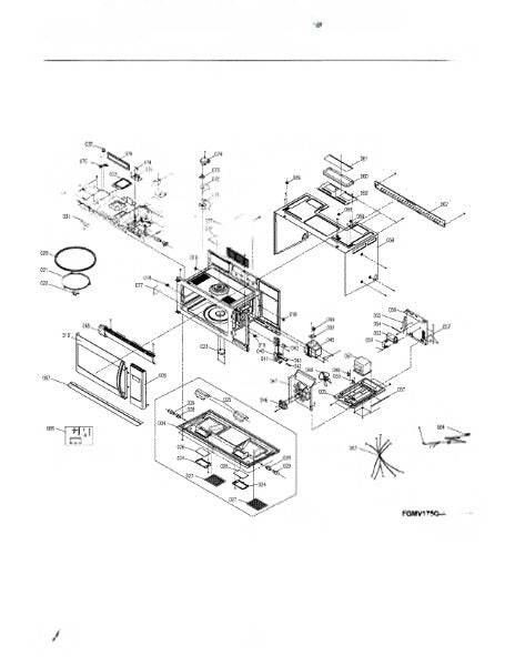 Frigidaire Microwave Cover 5304464104